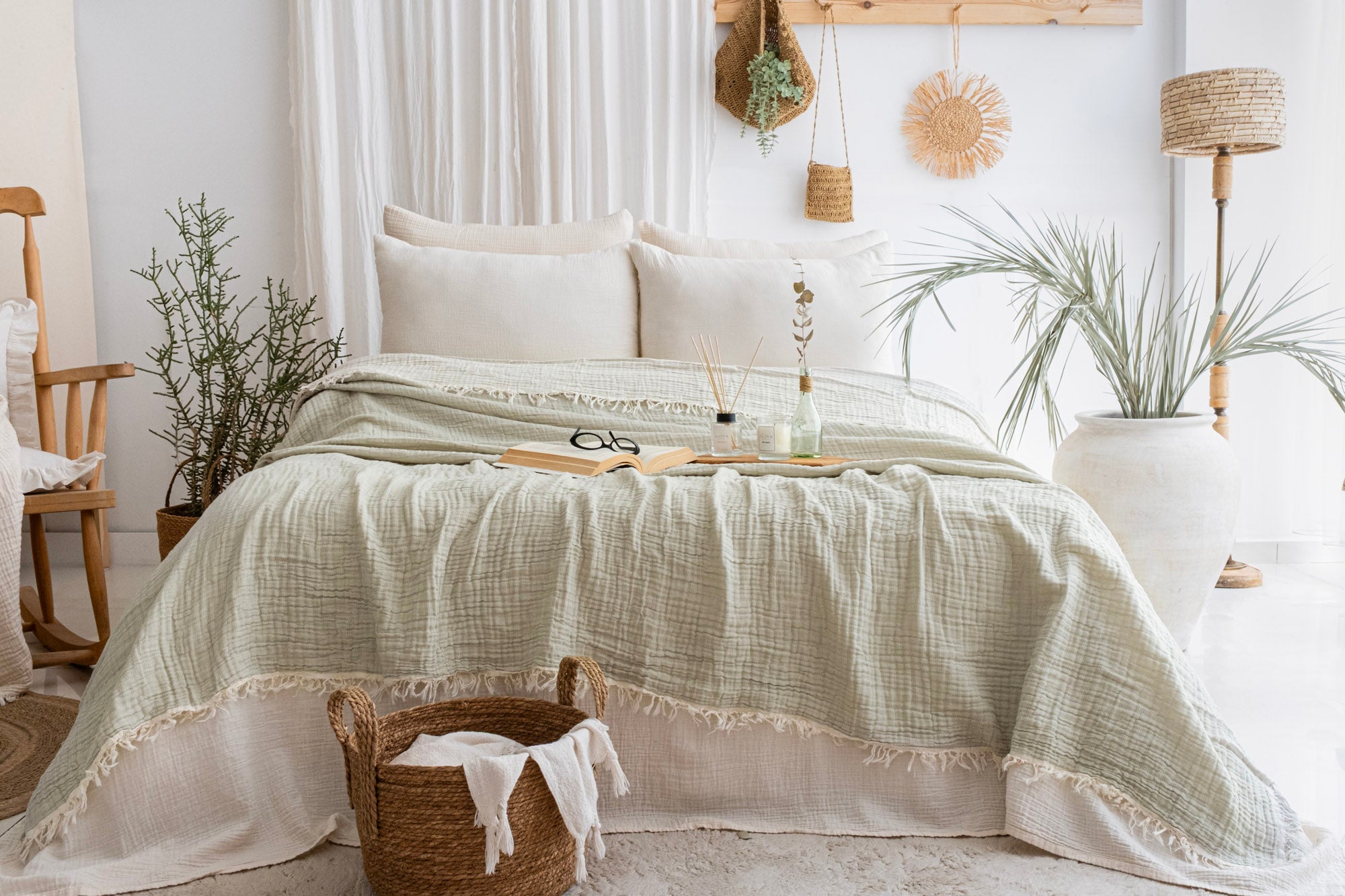 CARLA MİNT YATAK ÖRTÜSÜ