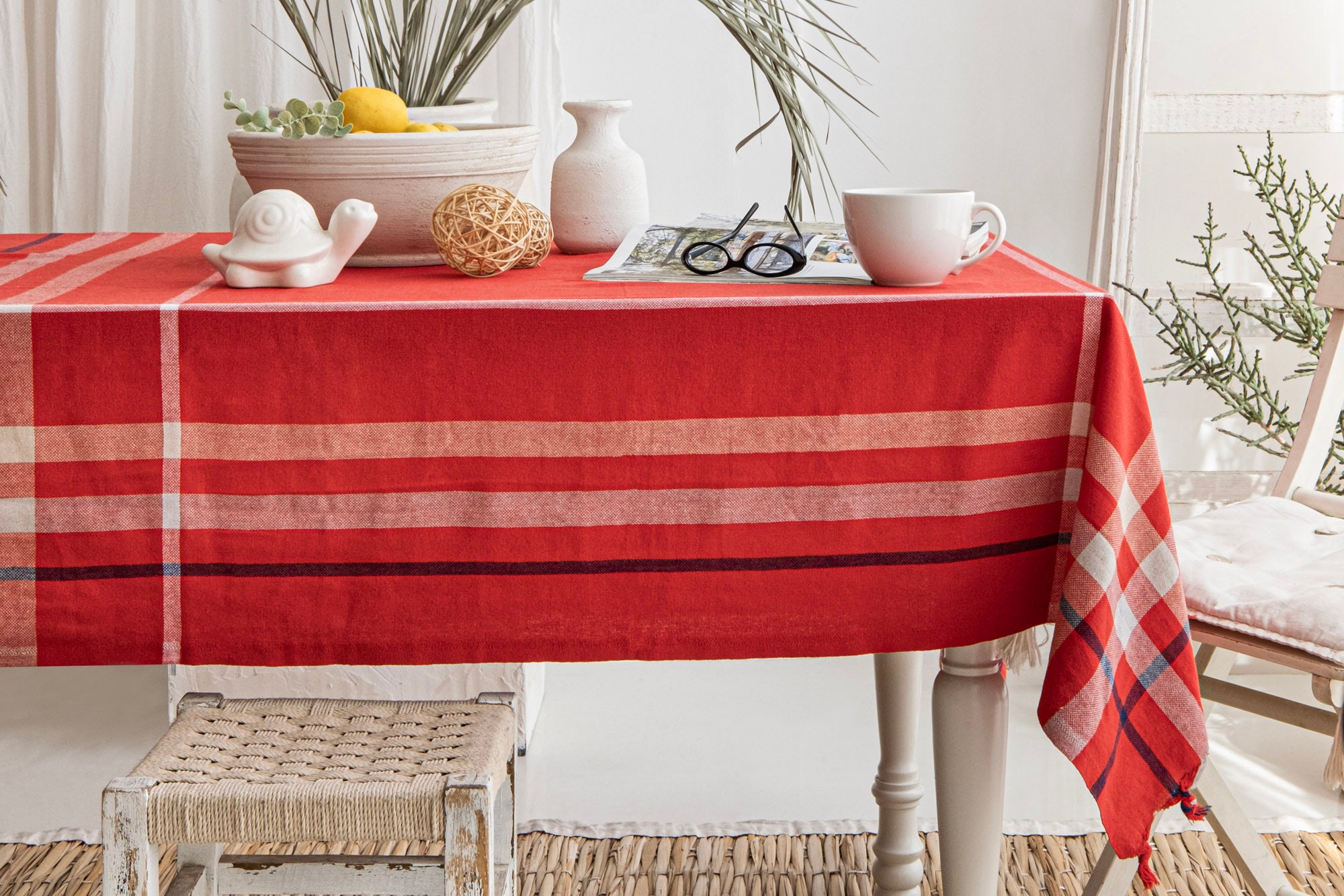 SANDY KIRMIZI MASA ÖRTÜSÜ