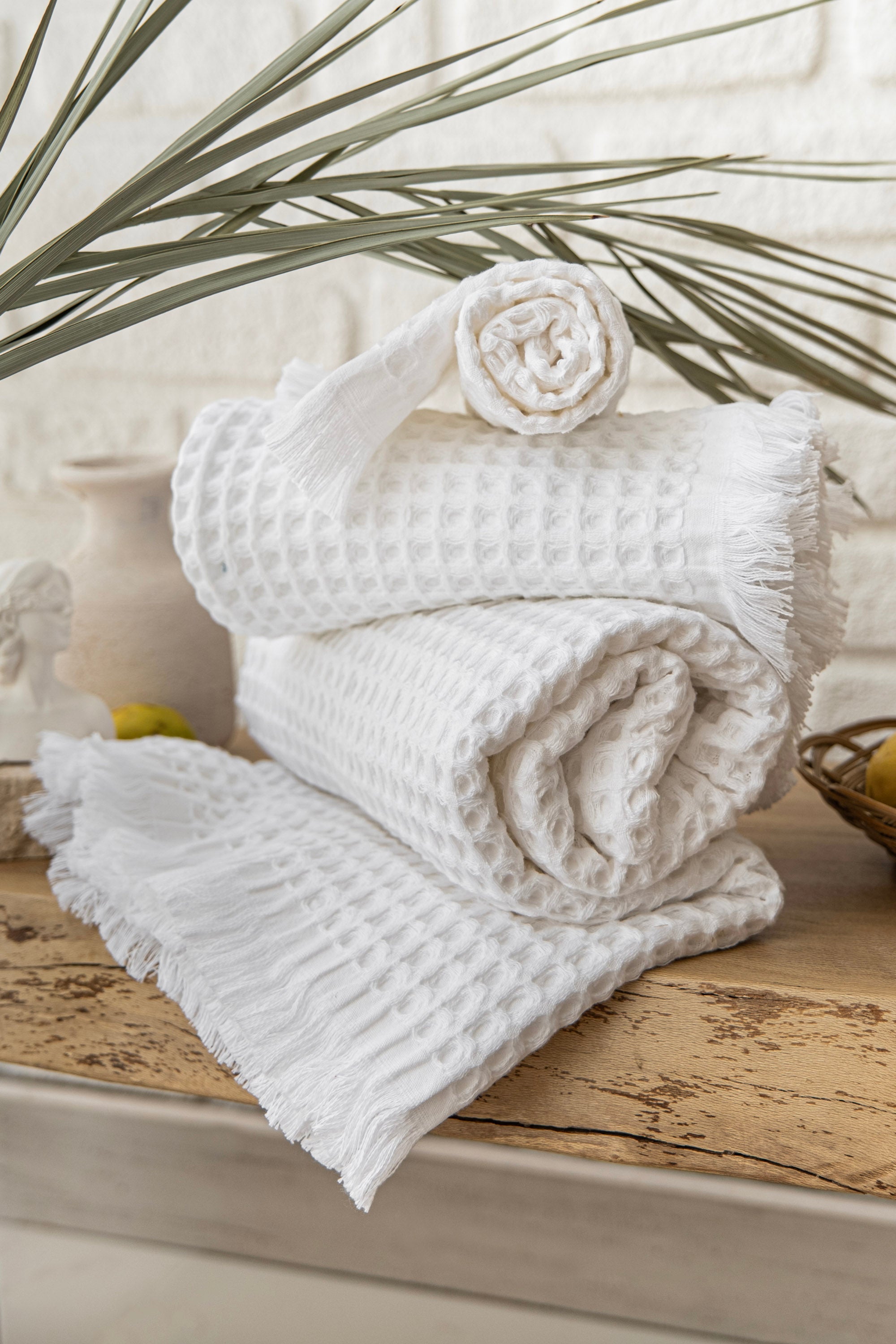 BRAIN BEYAZ HAVLU SETİ