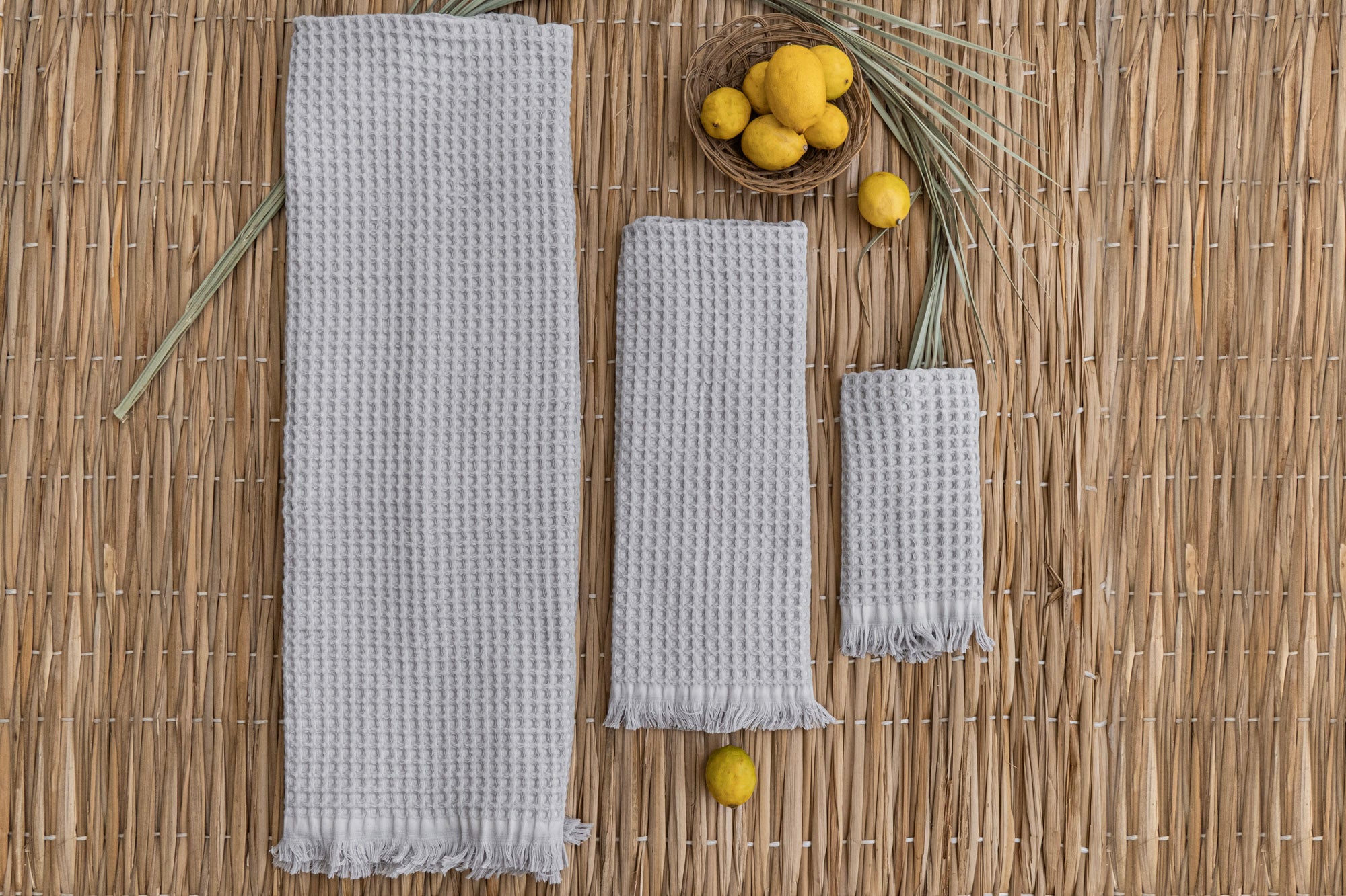 BRAIN GRİ HAVLU SETİ