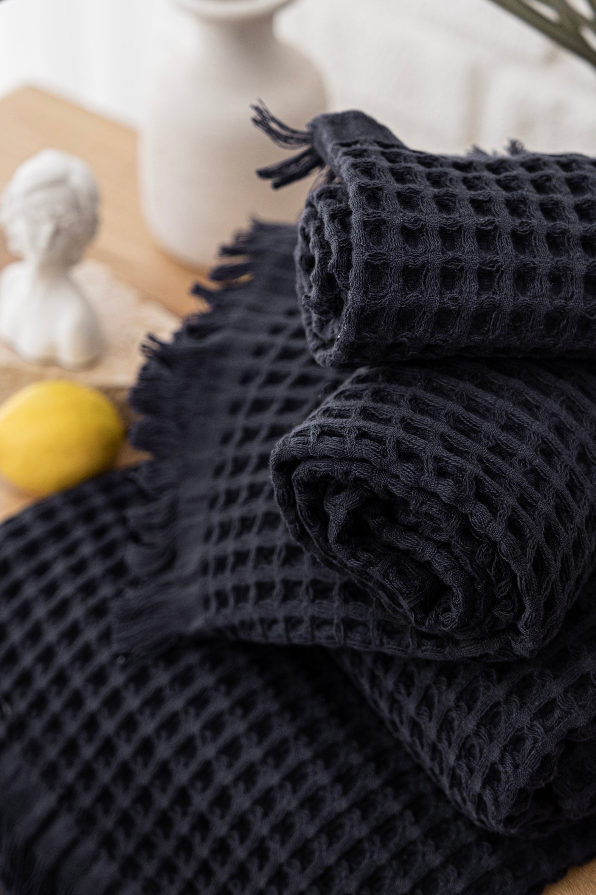 BRAIN LACİVERT HAVLU SETİ