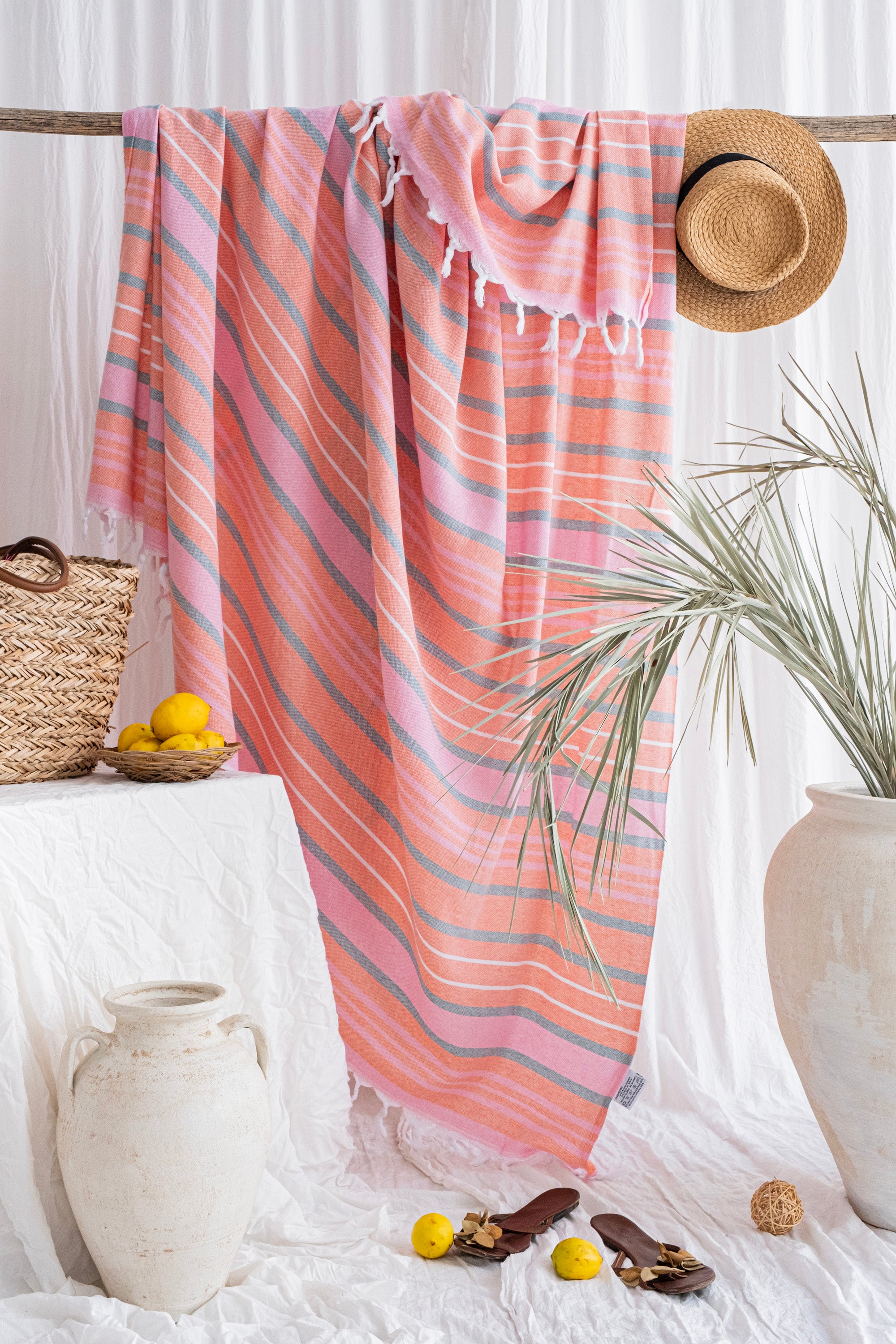 FESTA PEMBE-MAVİ PİKE