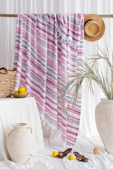 CELESTE BEYAZ-FUŞYA PİKE