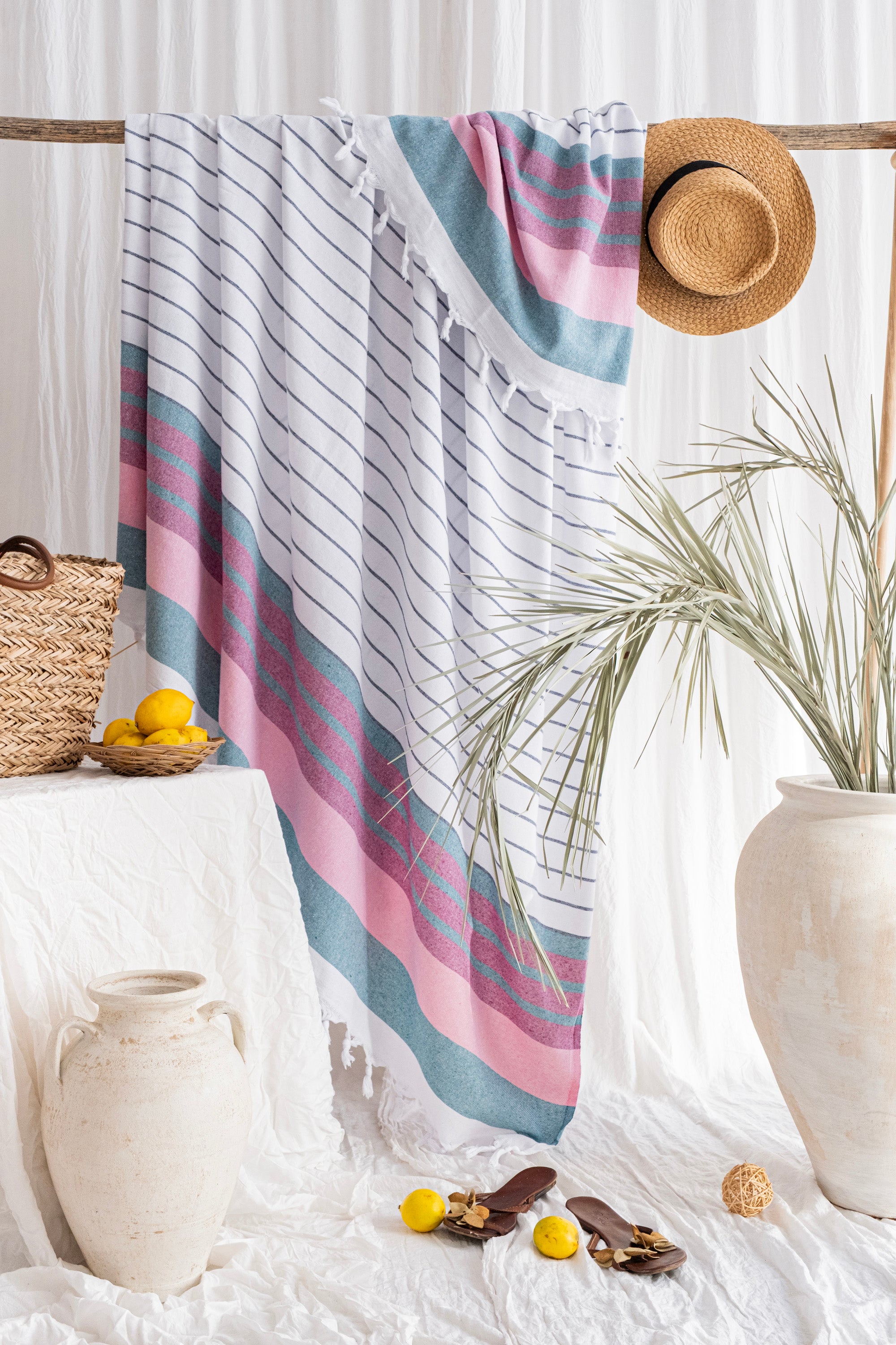 VİTA BEYAZ-FUŞYA PİKE