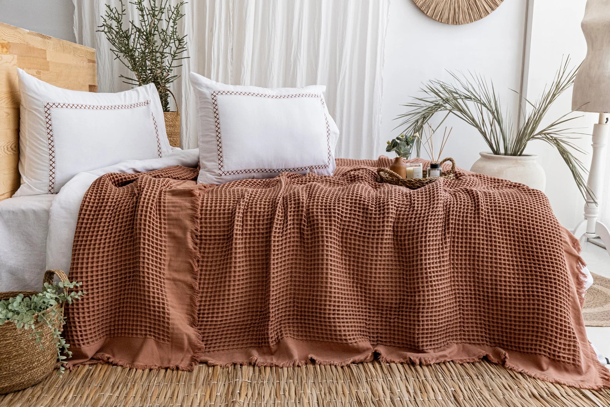 RİVA MOCHA YATAK ÖRTÜSÜ