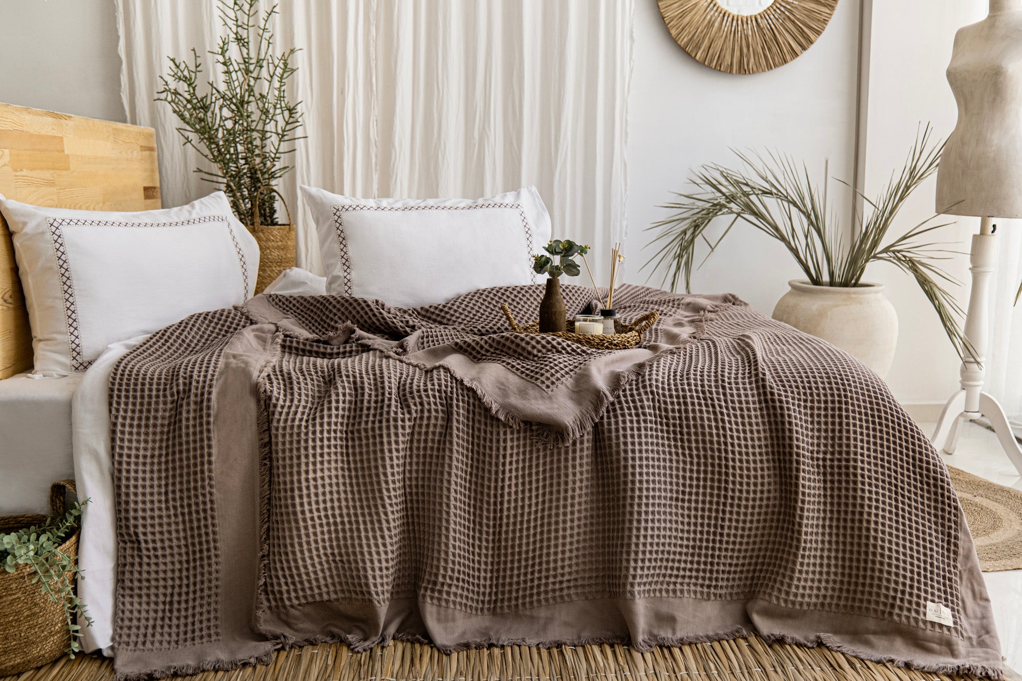 RİVA VİZON YATAK ÖRTÜSÜ TAKIMI