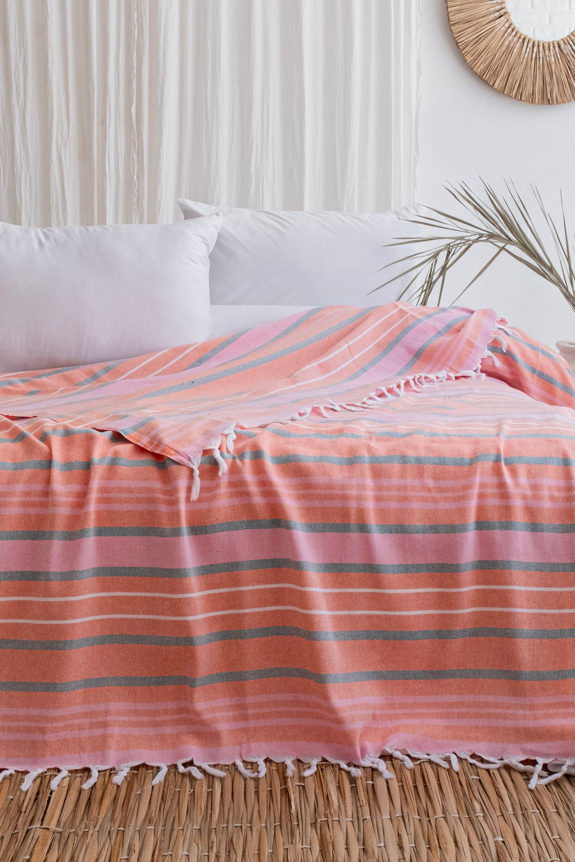 FESTA PEMBE-MAVİ PİKE