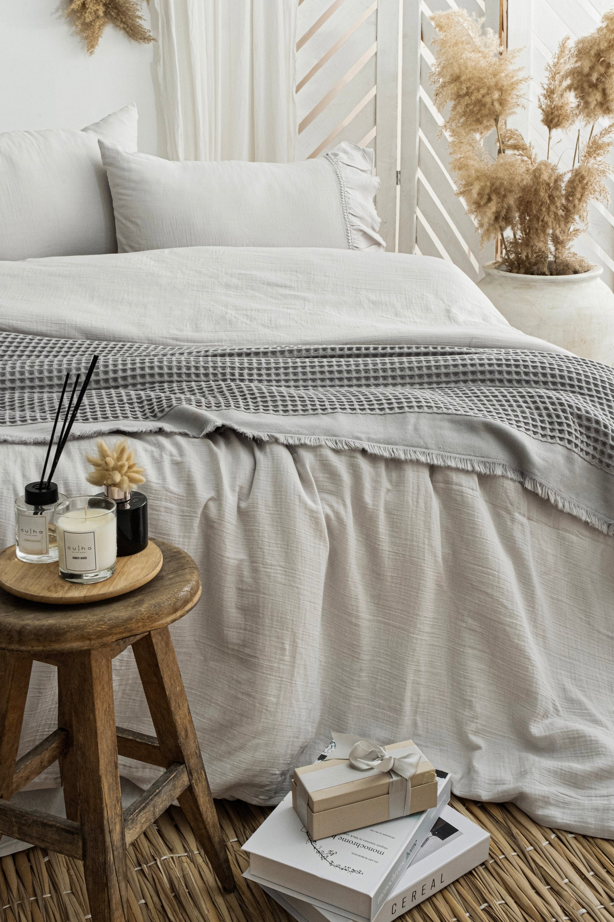 SERENA GRİ NEVRESİM TAKIMI