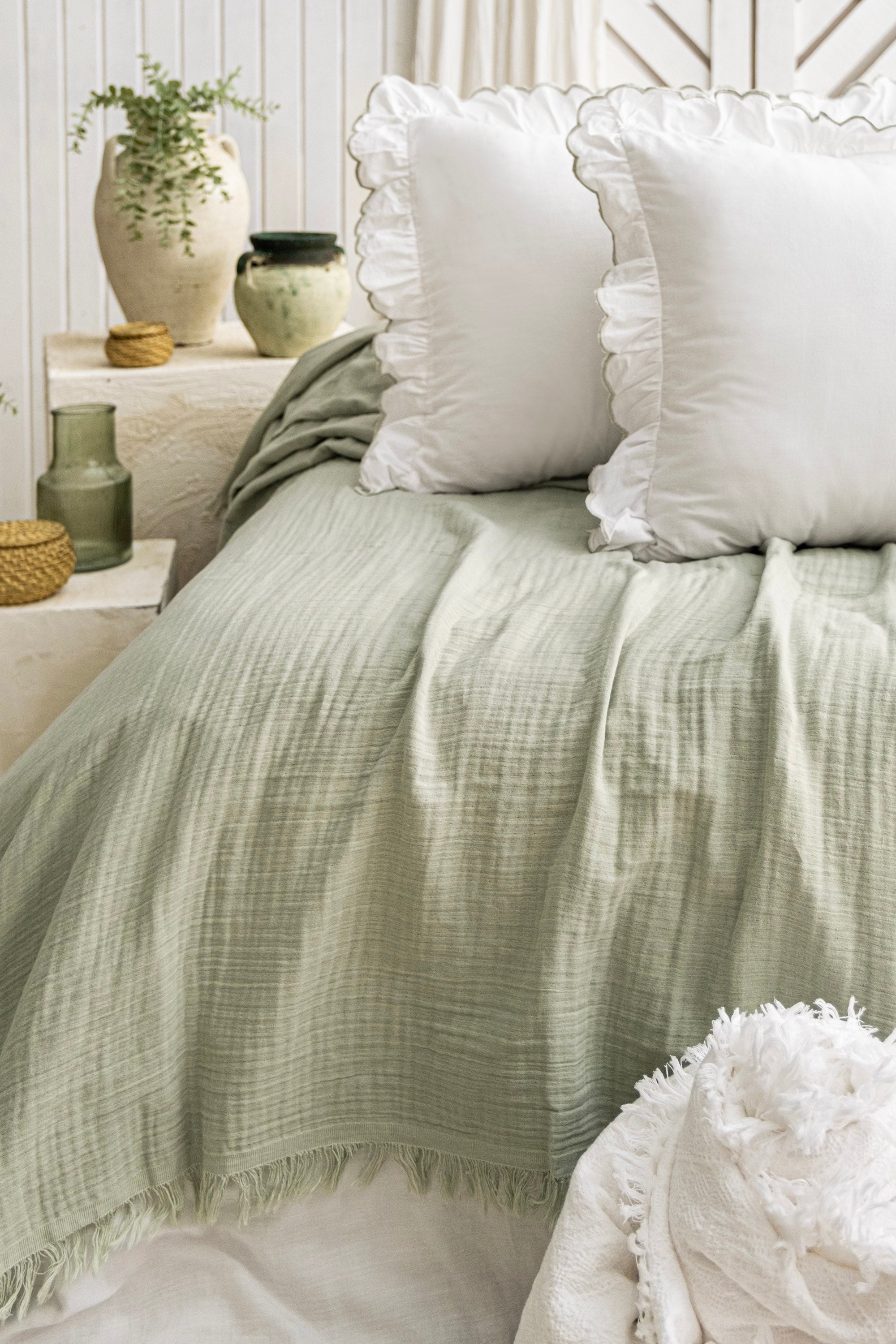 FIONA MİNT YATAK ÖRTÜSÜ TAKIMI