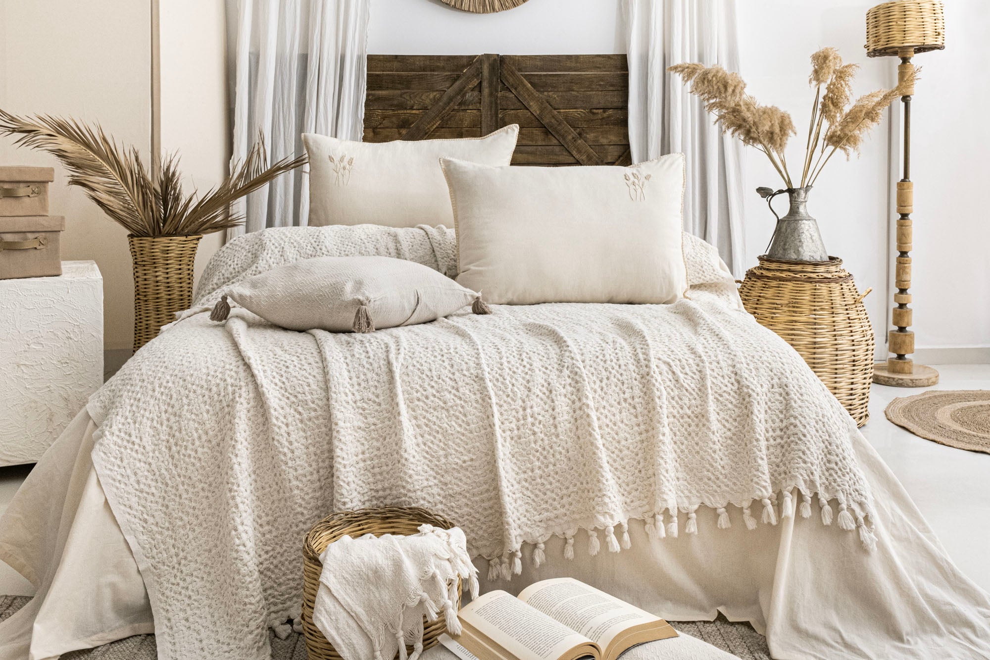 MİA EKRU YATAK ÖRTÜSÜ TAKIMI