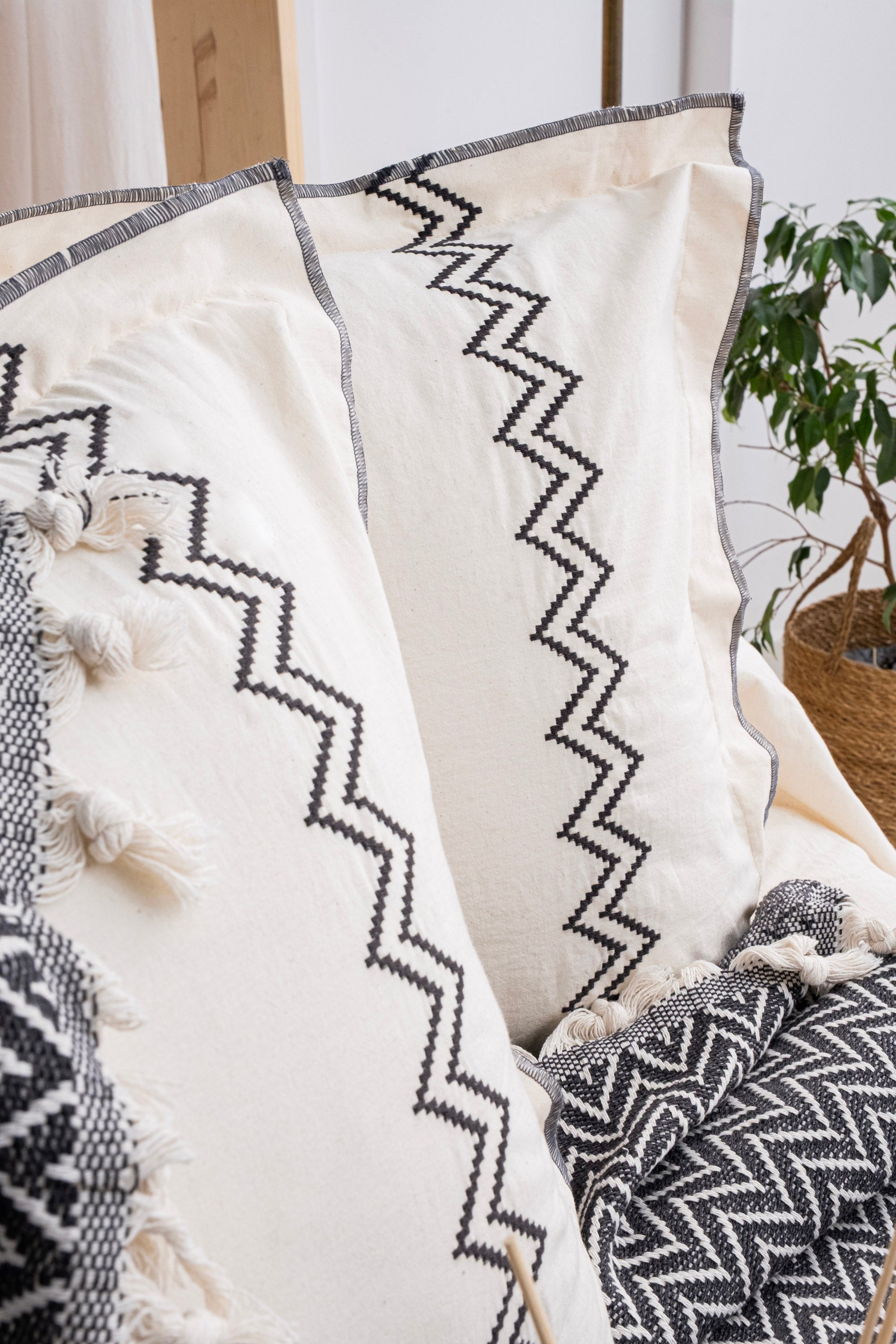 LUNA ANTRASİT YATAK ÖRTÜSÜ TAKIMI