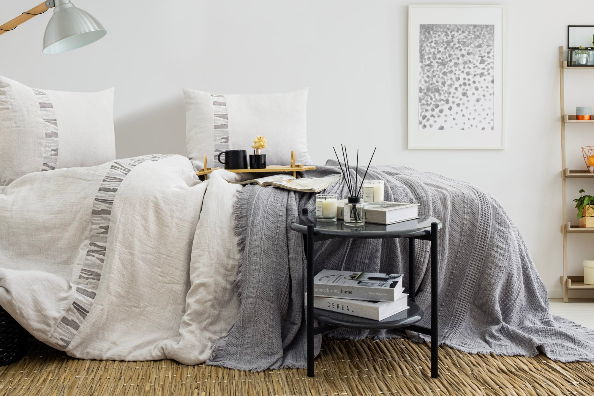 MAISON GRİ NEVRESİM TAKIMI