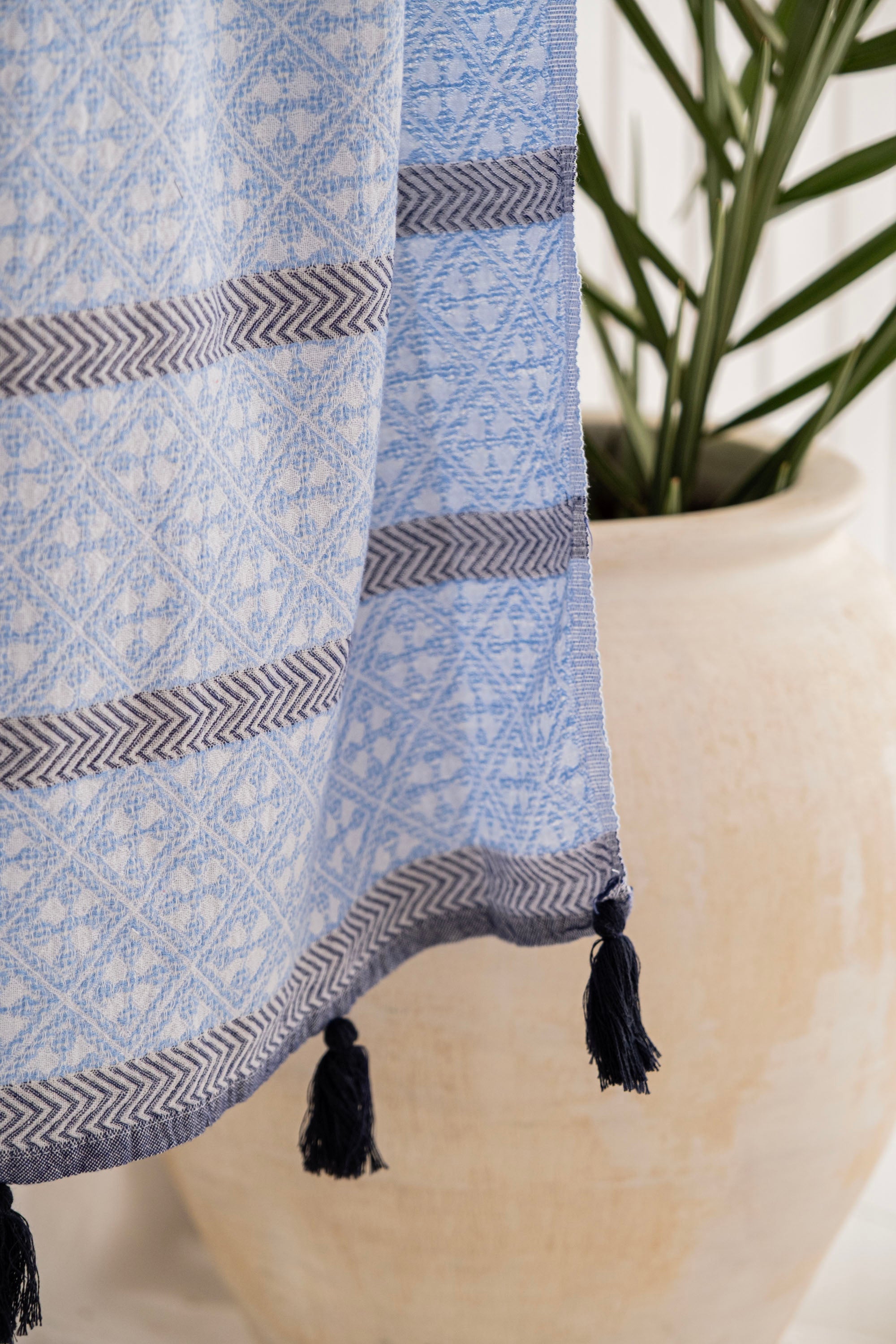 WAVE MAVİ-GRİ PEŞTEMAL