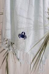 STRIPE BEYAZ-MİNT PEŞTEMAL