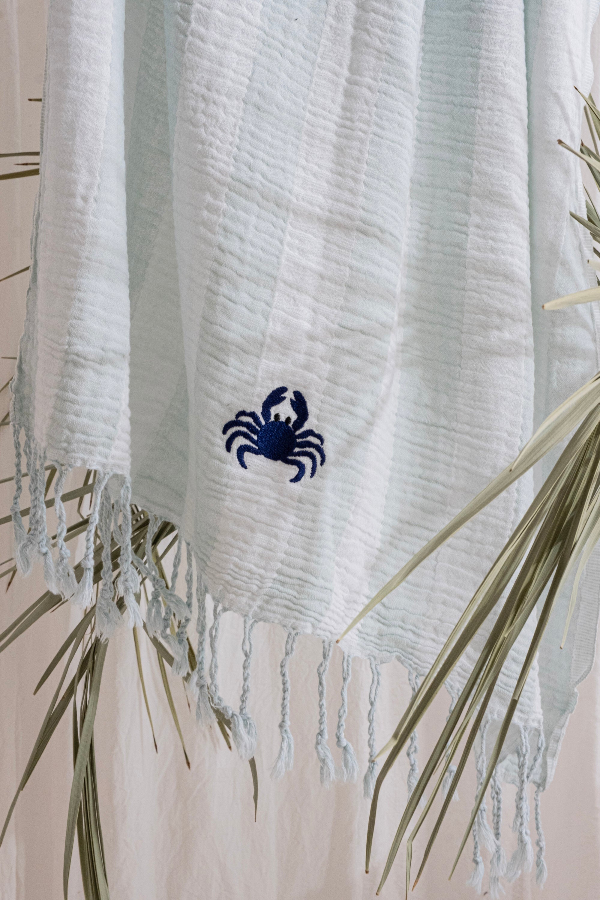 STRIPE BEYAZ-MİNT PEŞTEMAL