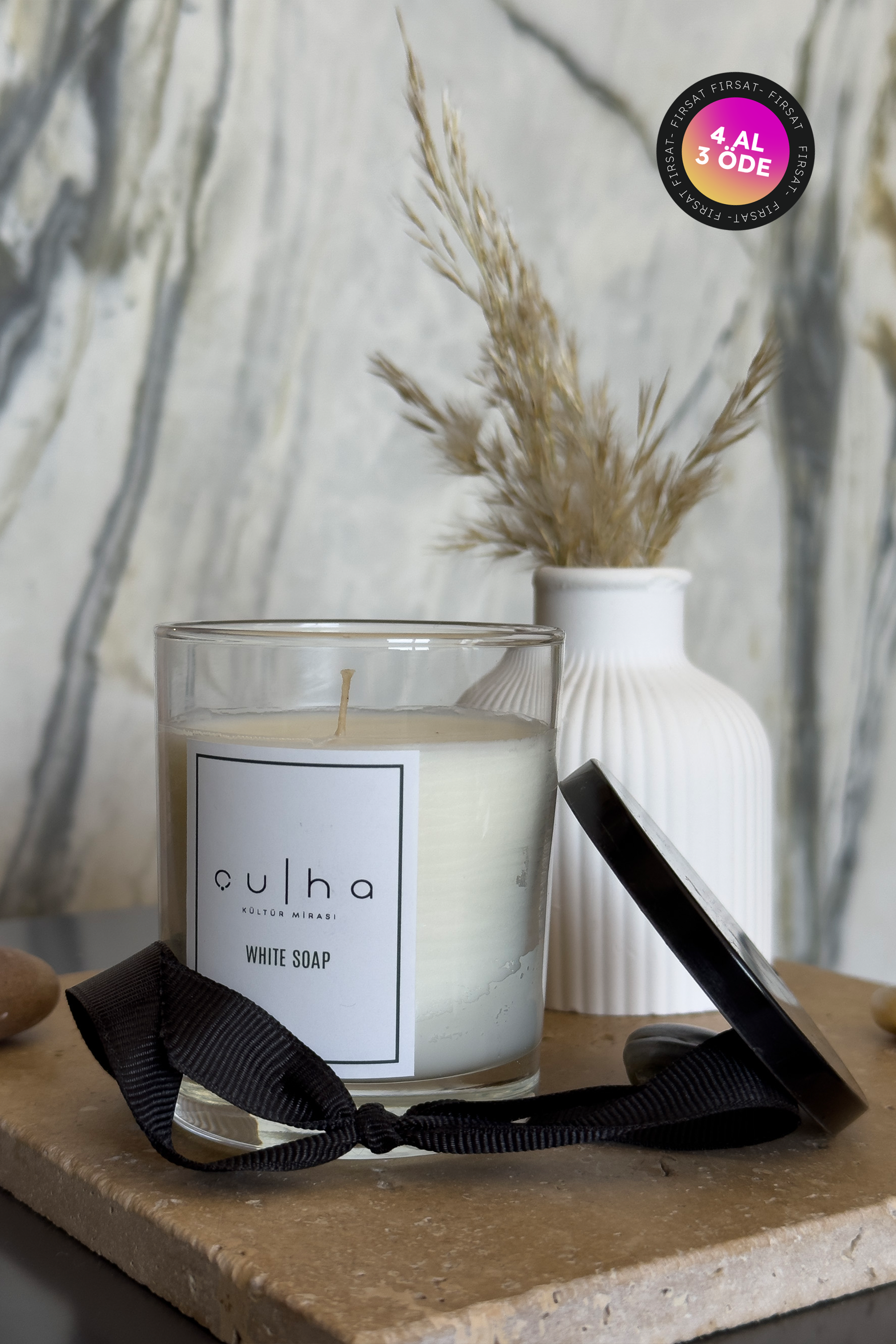 WHITE SOUP KOKULU BARDAK MUM